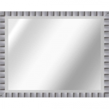 Landscape Silver Bevelled Mirror - 85cm x 111cm